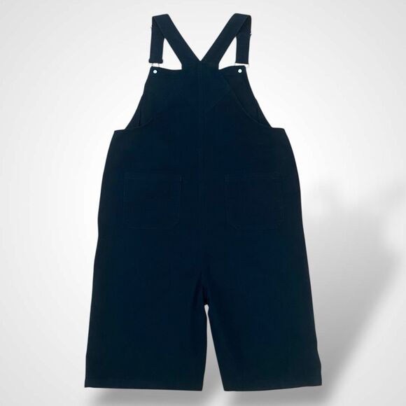 BP. Black Overall Shorts Bib Denim Girls Size 16 Romper Jumpsuit - Picture 4 of 11